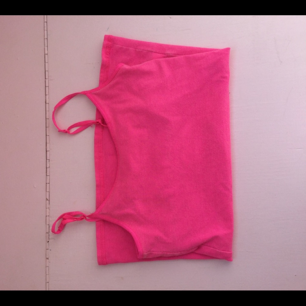 Hot pink tank top